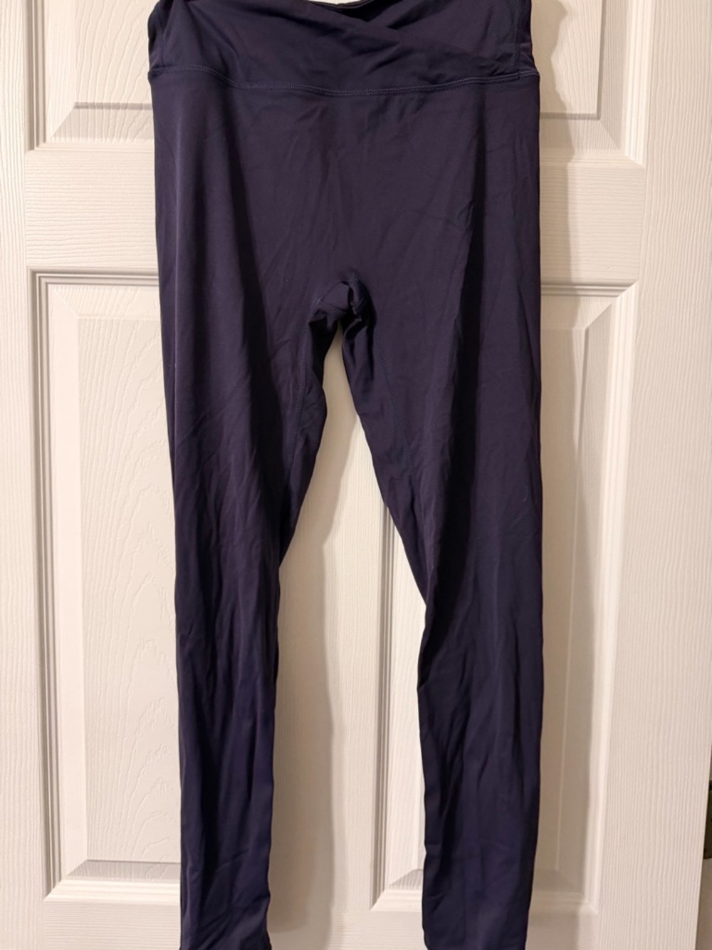 High-Waist Dark Blue Leggings for Women